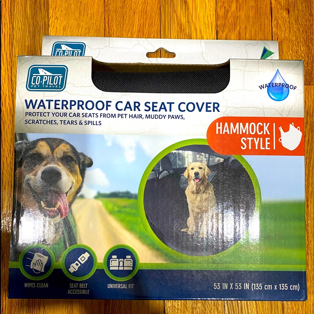 Waterproof dog car seat cover